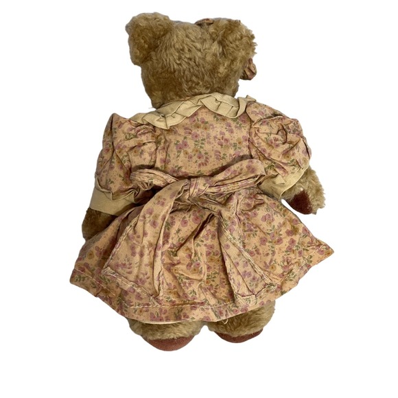 Boyds Bears Brown Bear Collection 1990-1995 8" Dress Heart Plush Poseable - Picture 2 of 7